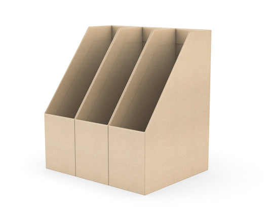Cardboard stand up collector
