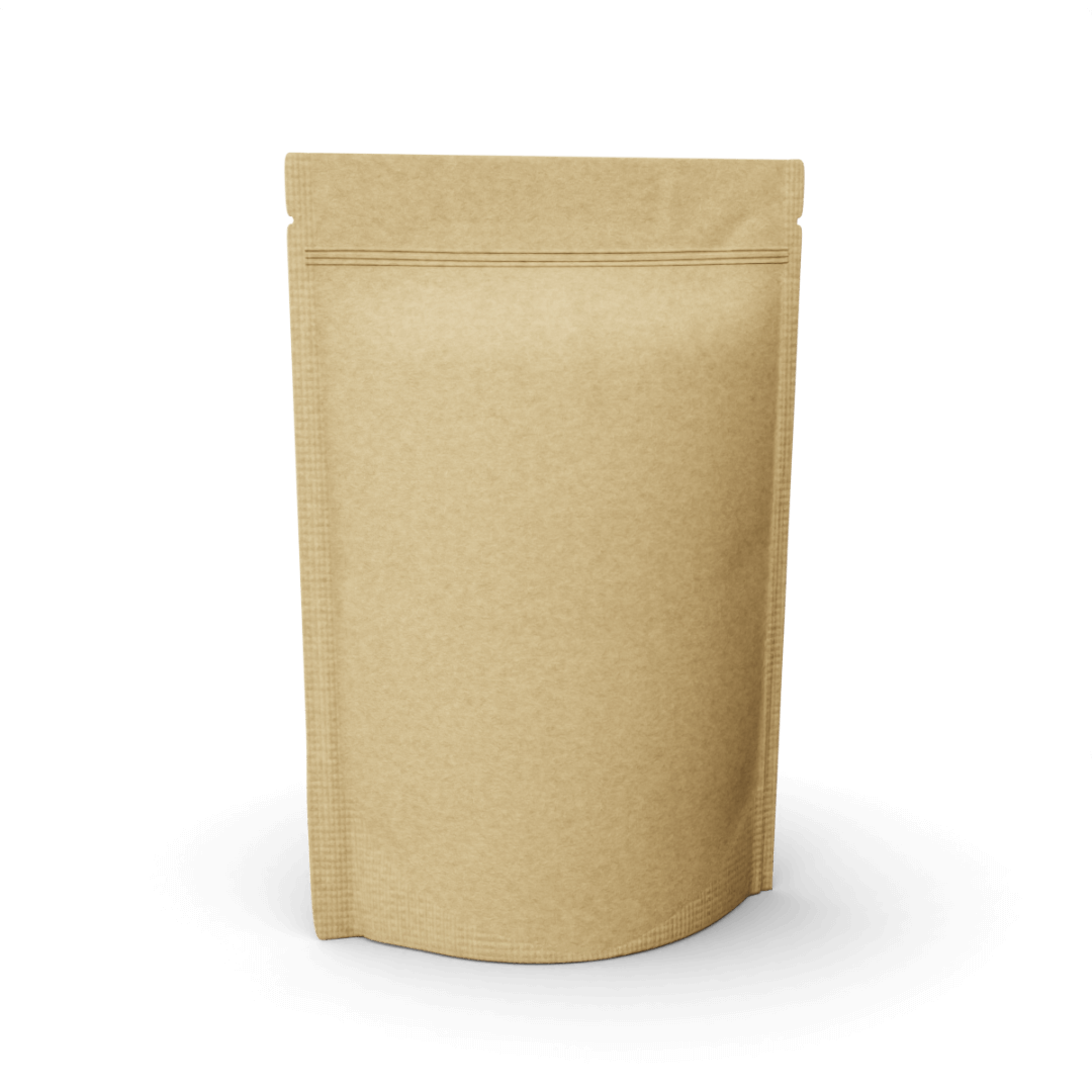 Stand-up pouch brown kraft paper