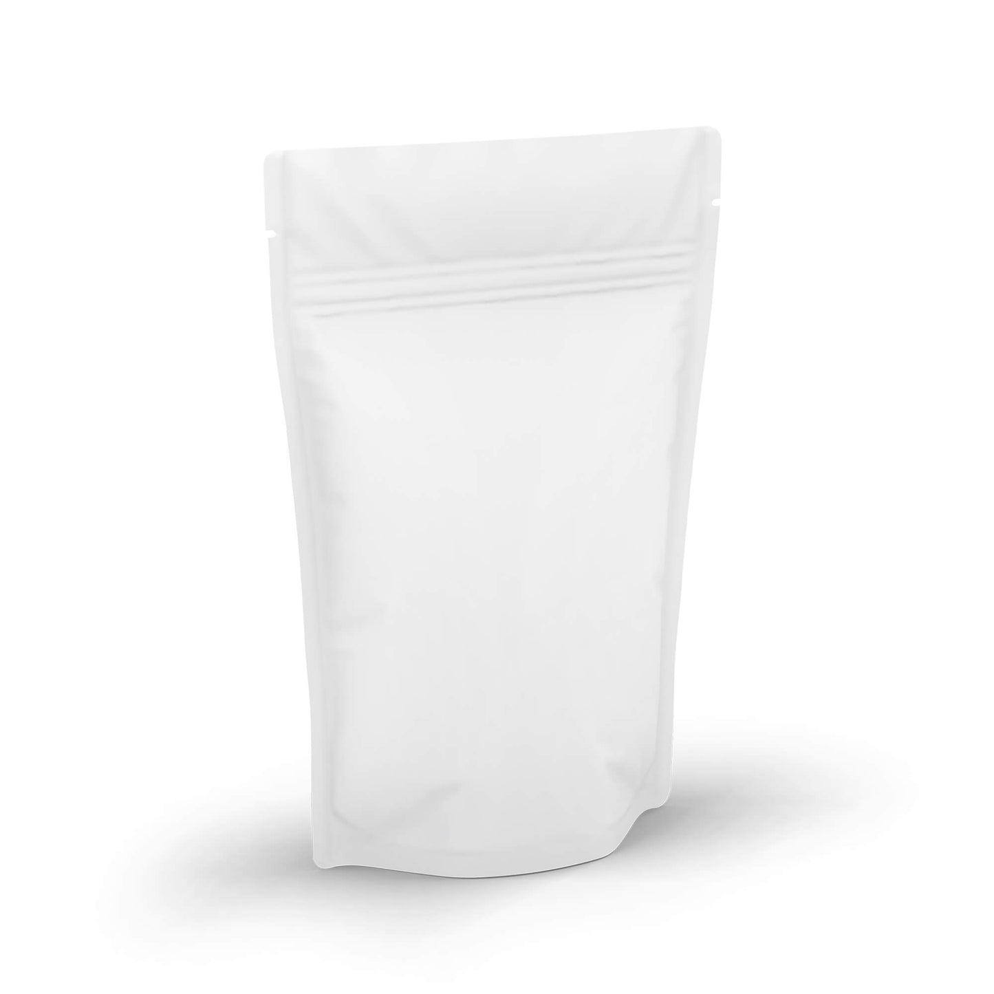 Stand-up pouch, foil white, 100% recyclable